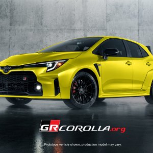 Yellow GR Corolla